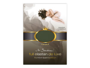 Mr Sandman Hoeslaken Elastan de Luxe Topper - Waldgrün | 180x200-210 cm | Hoogte 5-12 cm